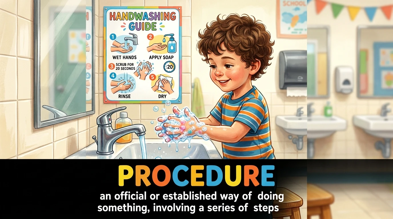 English Illustration for procedure